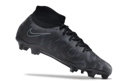 Nike Phantom Luna Elite NU FG High-Tops Football Boots - Black/Grey