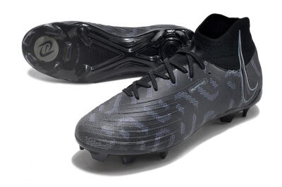 Nike Phantom Luna Elite NU FG High-Tops Football Boots - Black/Grey