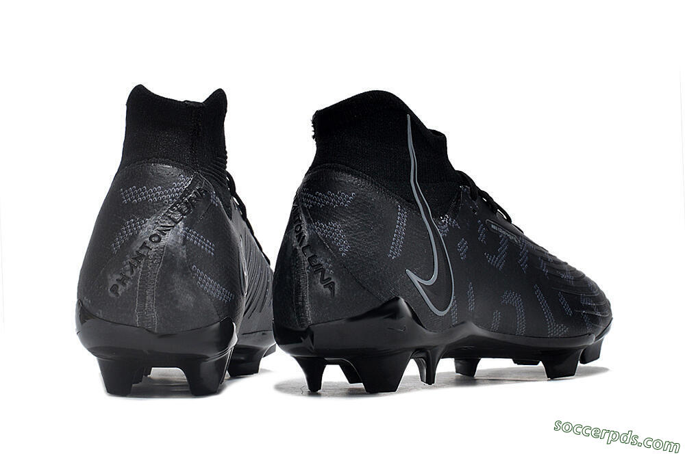 Nike Phantom Luna Elite NU FG High-Tops Football Boots - Black/Grey 6