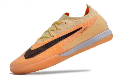 Nike Phantom GX Elite IC Low-Tops Football Shoes - Orange/Pink/Black