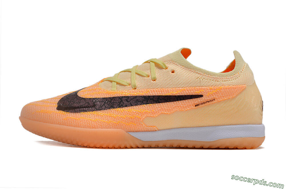 Nike Phantom GX Elite IC Low-Tops Football Shoes - Orange/Pink/Black 2