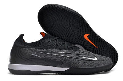 Nike Phantom GX Elite IC Low-Tops Football Shoes - Grey/Black/White