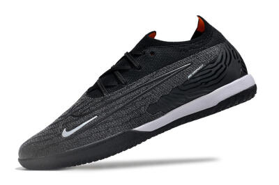 Nike Phantom GX Elite IC Low-Tops Football Shoes - Grey/Black/White