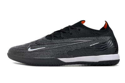 Nike Phantom GX Elite IC Low-Tops Football Shoes - Grey/Black/White