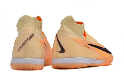 Nike Phantom GX Elite DF Link IC High-Tops Football Shoes - Orange/Pink/Black