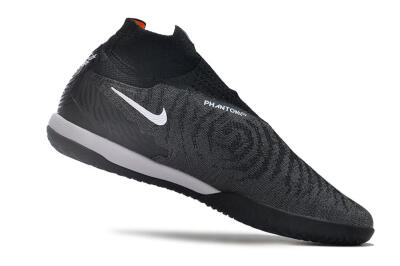 Nike Phantom GX Elite DF Link IC High-Tops Football Shoes - Grey/Black/White