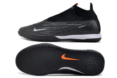 Nike Phantom GX Elite DF Link IC High-Tops Football Shoes - Grey/Black/White