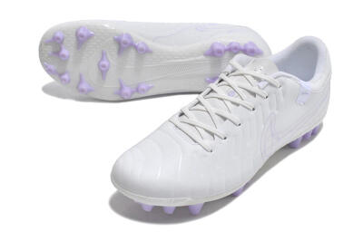 Nike Tiempo Legend X Academy AG Low-Tops Football Boots - White/Purple