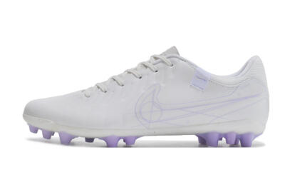 Nike Tiempo Legend X Academy AG Low-Tops Football Boots - White/Purple