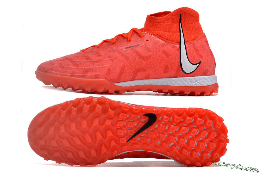 Nike Phantom GX DF Elite TF High-Tops Football Shoes - Red/Silver/Black 0
