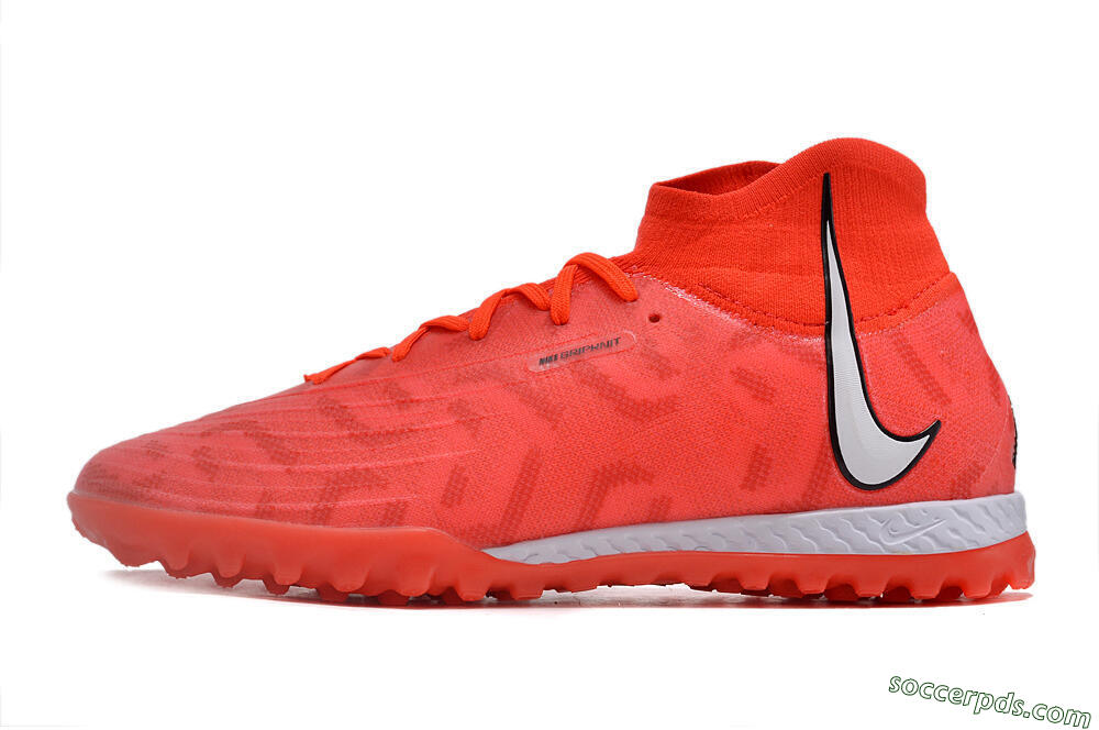 Nike Phantom GX DF Elite TF High-Tops Football Shoes - Red/Silver/Black 2