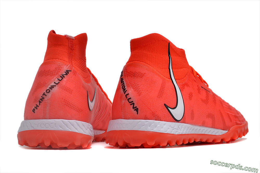 Nike Phantom GX DF Elite TF High-Tops Football Shoes - Red/Silver/Black 6