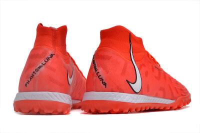 Nike Phantom GX DF Elite TF High-Tops Football Shoes - Red/Silver/Black
