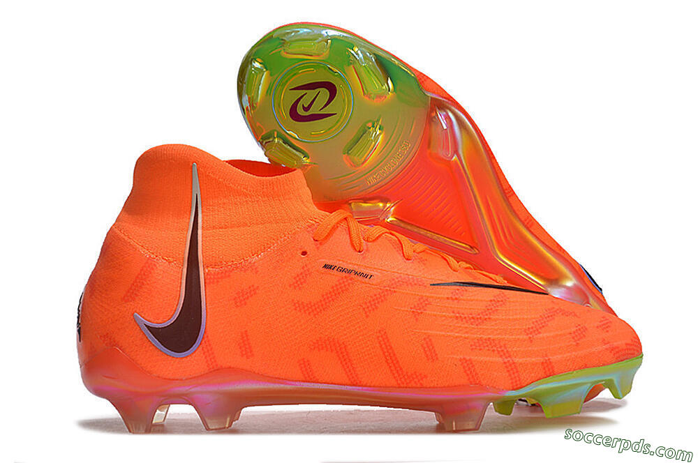 Nike Phantom Luna Elite FG High-Tops Football Boots - Orange/Black/Purple 1