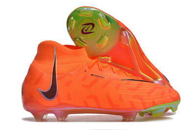 Nike Phantom Luna Elite FG High-Tops Football Boots - Orange/Black/Purple