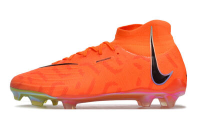 Nike Phantom Luna Elite FG High-Tops Football Boots - Orange/Black/Purple