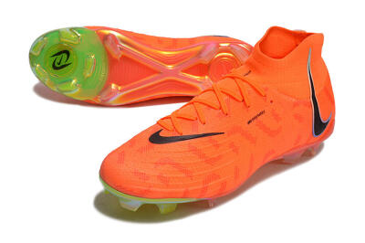 Nike Phantom Luna Elite FG High-Tops Football Boots - Orange/Black/Purple