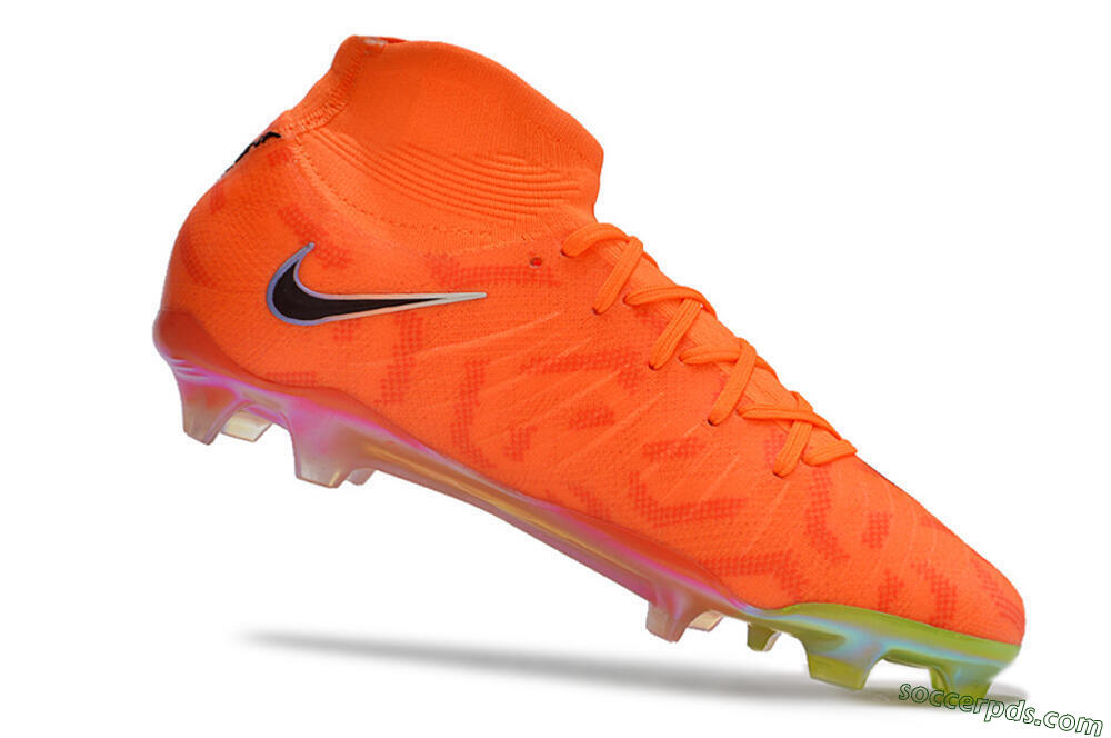 Nike Phantom Luna Elite FG High-Tops Football Boots - Orange/Black/Purple 4