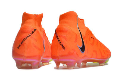 Nike Phantom Luna Elite FG High-Tops Football Boots - Orange/Black/Purple