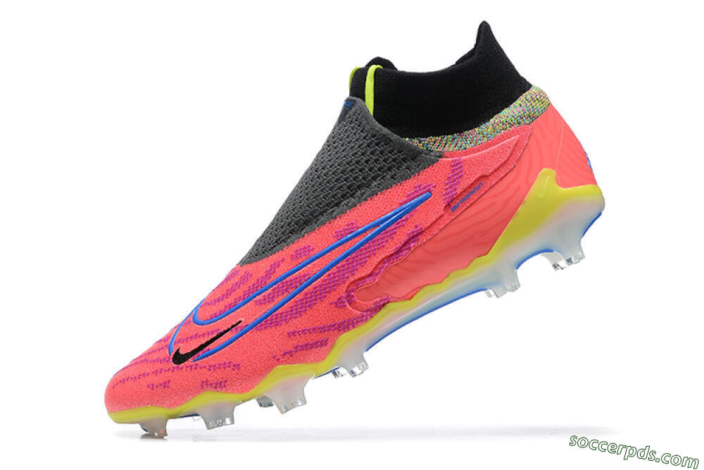Nike Phantom GX Elite DF FG High-Tops Football Boots - Red/Blue/Yellow/Black 8