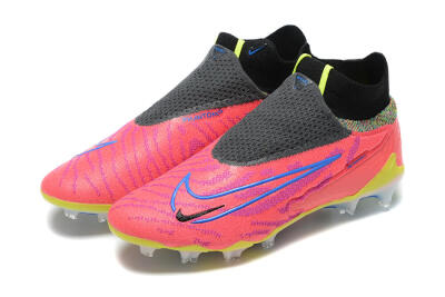 Nike Phantom GX Elite DF FG High-Tops Football Boots - Red/Blue/Yellow/Black