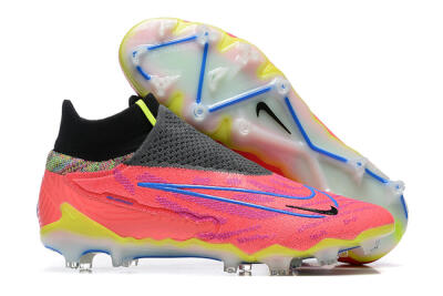 Nike Phantom GX Elite DF FG High-Tops Football Boots - Red/Blue/Yellow/Black
