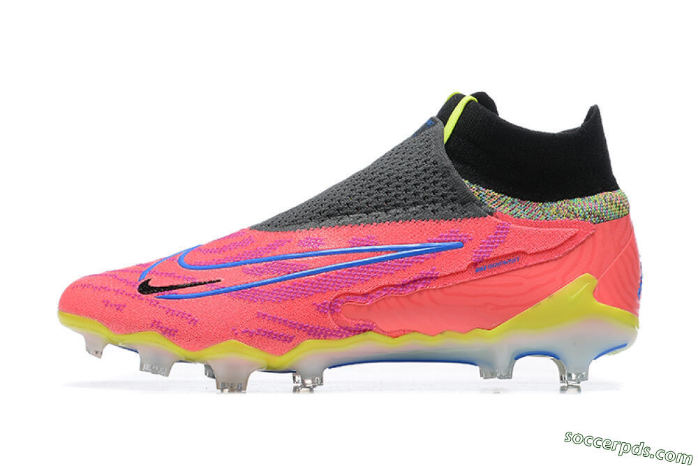 Nike Phantom GX Elite DF FG High-Tops Football Boots - Red/Blue/Yellow/Black 2