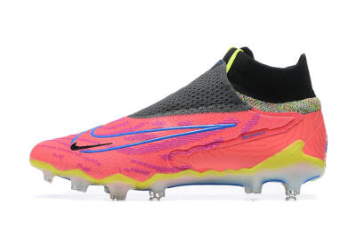 Nike Phantom GX Elite DF FG High-Tops Football Boots - Red/Blue/Yellow/Black