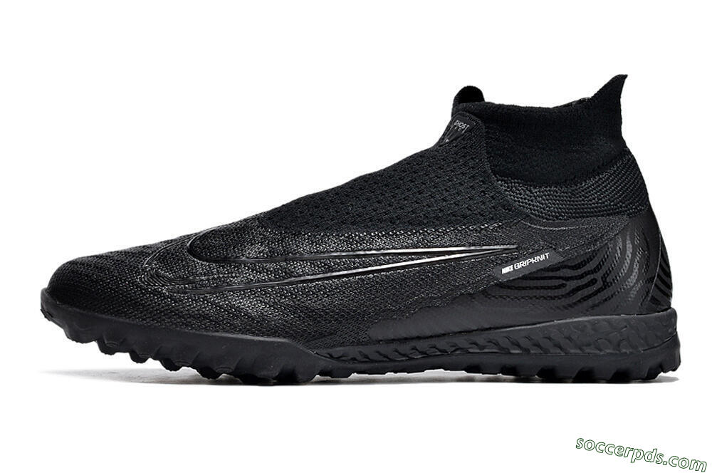 Nike Phantom GX DF Elite TF High-Tops Football Shoes - Black/White 2