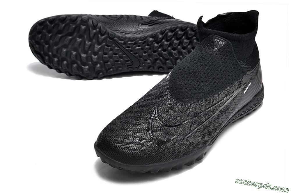 Nike Phantom GX DF Elite TF High-Tops Football Shoes - Black/White 3