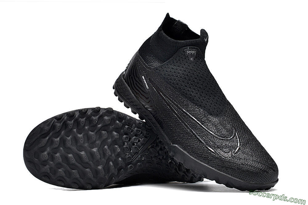 Nike Phantom GX DF Elite TF High-Tops Football Shoes - Black/White 4