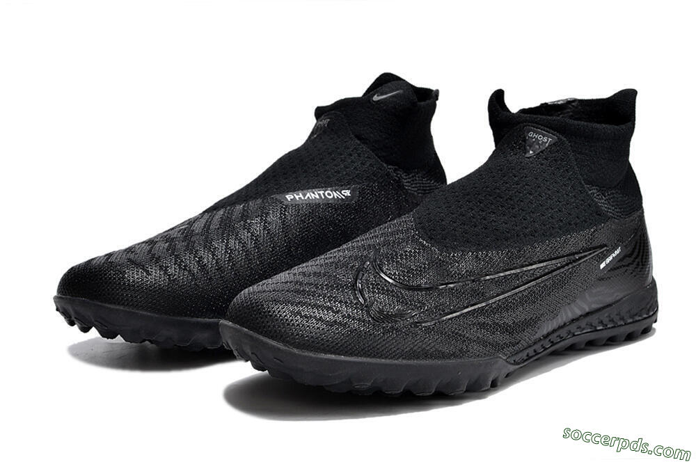Nike Phantom GX DF Elite TF High-Tops Football Shoes - Black/White 5
