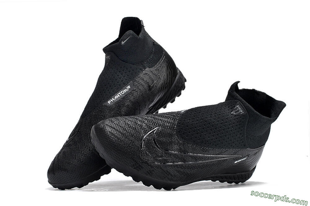 Nike Phantom GX DF Elite TF High-Tops Football Shoes - Black/White 6