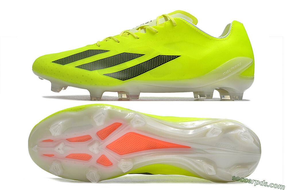 Adidas X Crazyfast+ FG Low-Tops Football Boots - Yellow/Black 0
