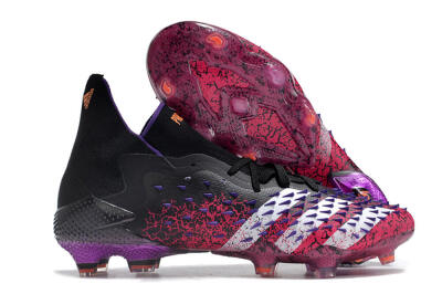 Adidas Predator Freak.1 FG High-Tops Football Boots - Black/Pink/Purple/Gold
