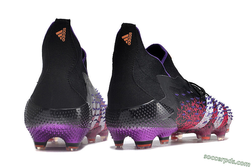 Adidas Predator Freak.1 FG High-Tops Football Boots - Black/Pink/Purple/Gold 6