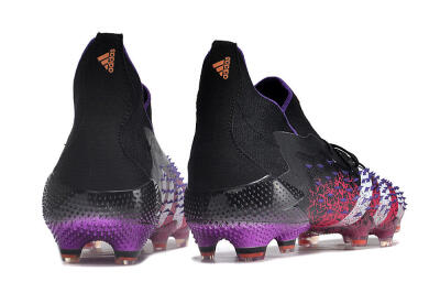 Adidas Predator Freak.1 FG High-Tops Football Boots - Black/Pink/Purple/Gold
