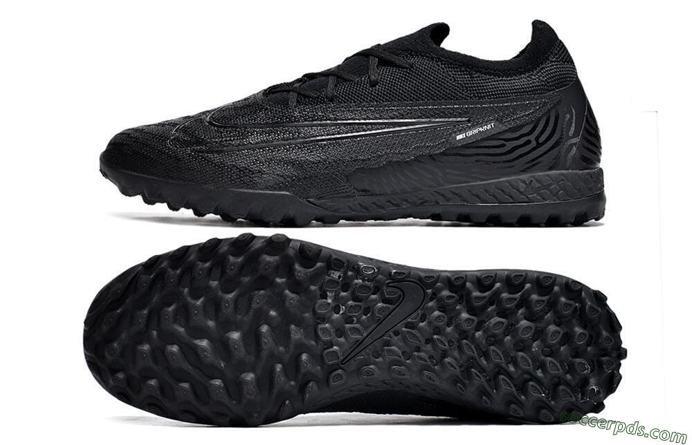 Nike Phantom GX Elite TF Low-Tops Football Shoes - Black/White/Silver 0
