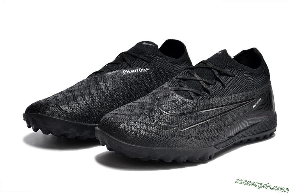 Nike Phantom GX Elite TF Low-Tops Football Shoes - Black/White/Silver 5