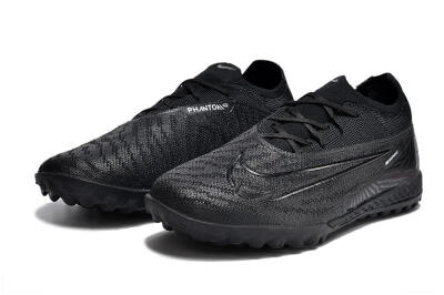 Nike Phantom GX Elite TF Low-Tops Football Shoes - Black/White/Silver