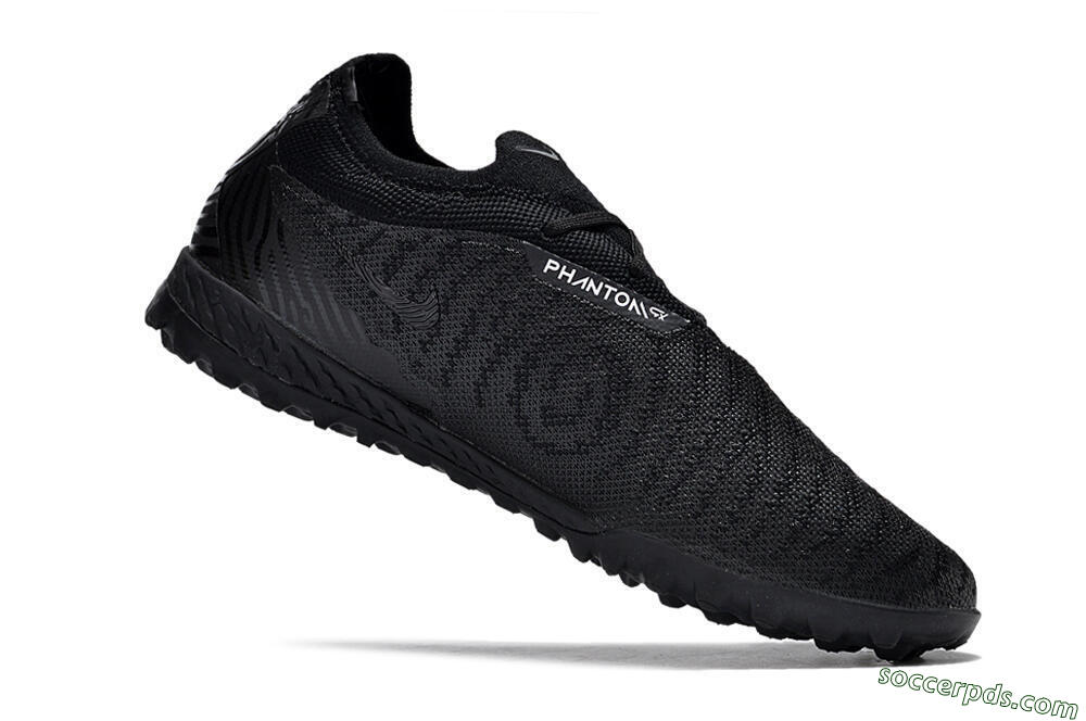 Nike Phantom GX Elite TF Low-Tops Football Shoes - Black/White/Silver 7