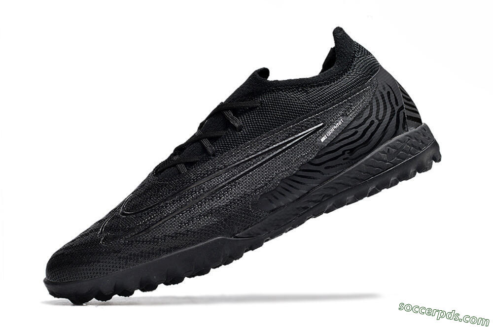 Nike Phantom GX Elite TF Low-Tops Football Shoes - Black/White/Silver 8