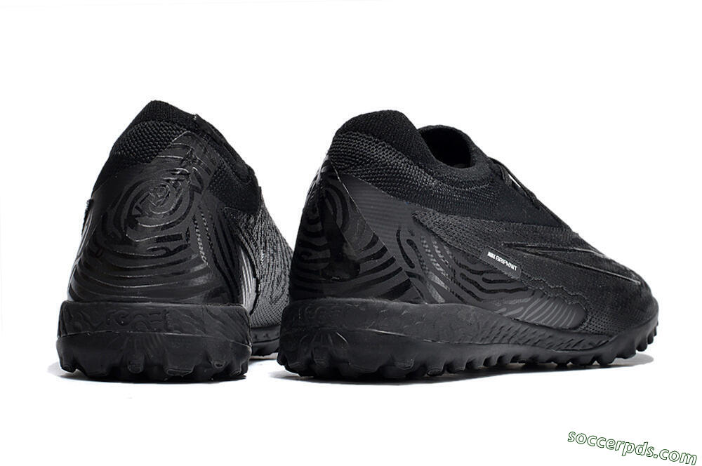 Nike Phantom GX Elite TF Low-Tops Football Shoes - Black/White/Silver 9