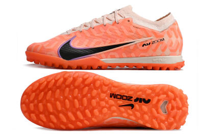 Nike Air Zoom Mercurial Vapor 15 Elite TF Low-Tops Football Shoes - Orange/White/Black