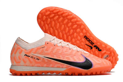 Nike Air Zoom Mercurial Vapor 15 Elite TF Low-Tops Football Shoes - Orange/White/Black