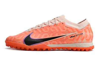 Nike Air Zoom Mercurial Vapor 15 Elite TF Low-Tops Football Shoes - Orange/White/Black