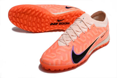 Nike Air Zoom Mercurial Vapor 15 Elite TF Low-Tops Football Shoes - Orange/White/Black
