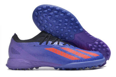 Adidas X Crazyfast.1 TF Low-Tops Football Shoes - Blue/Red/Purple