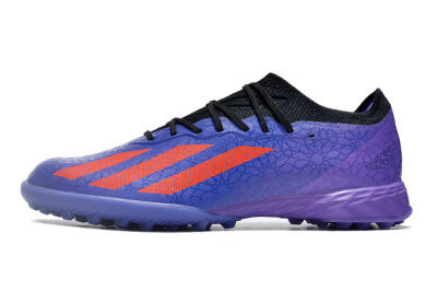 Adidas X Crazyfast.1 TF Low-Tops Football Shoes - Blue/Red/Purple