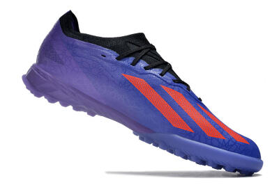Adidas X Crazyfast.1 TF Low-Tops Football Shoes - Blue/Red/Purple